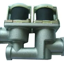 Заводская поставка 24vdc двойной газовый Соленоидный клапан электрические приборы Соленоидный клапан Алюминиевый клапан