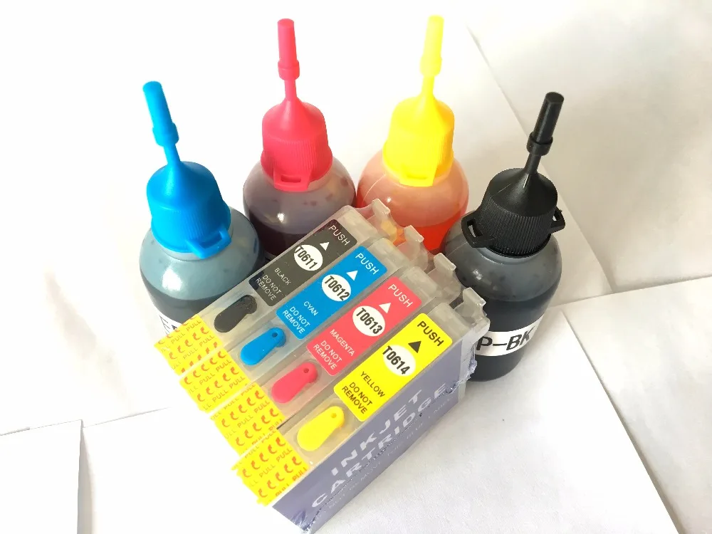 

T0611 - T0614 Ink Refill Kit For Epson Stylus D88 D68 DX3800 DX3850 DX4800 DX4850 Printers