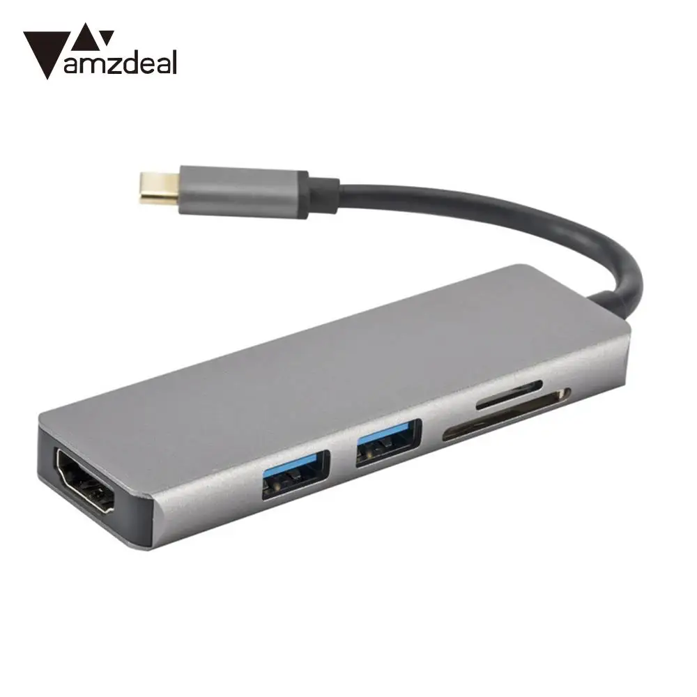 Hub Network OTG USB Hub HDD for MacBook Pro Macbook Card Reader 4K HDMIin USB Hubs from