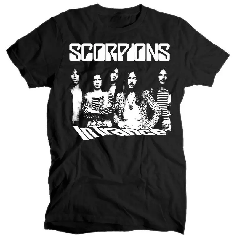 

Scorpions band In Trance BLACK T-SHIRT cotton all sizes S-3XL Newest 2019 Fashion Stranger Things T Shirt Men