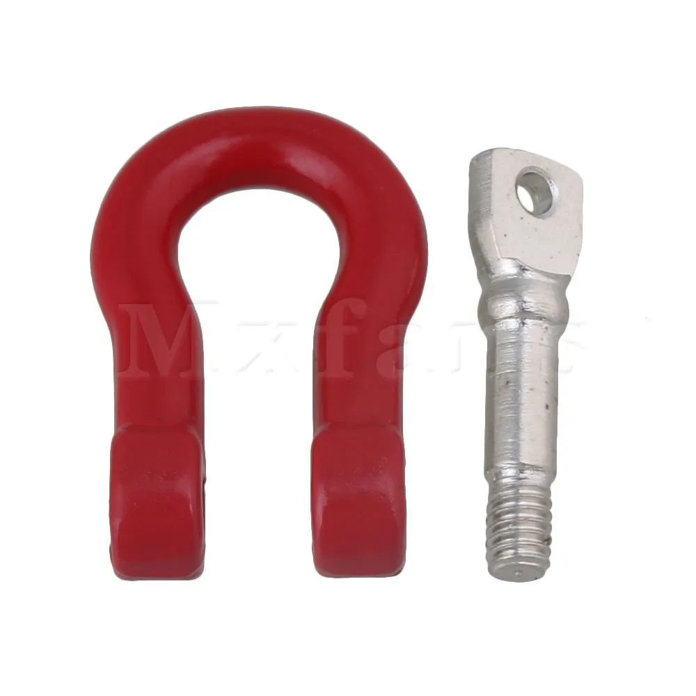 Mxfans Red FZ0005 Aluminum Alloy U Shape Trailer Towing Hook Shackle
