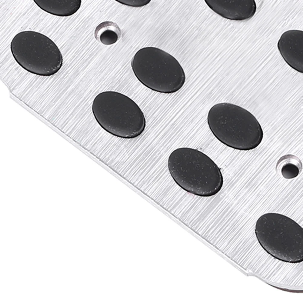 Accelerator Fuel Foot Pedals Footrest Covers Pads Kit For VW Jetta Golf Passat Tiguan Touran Automatic Transmission
