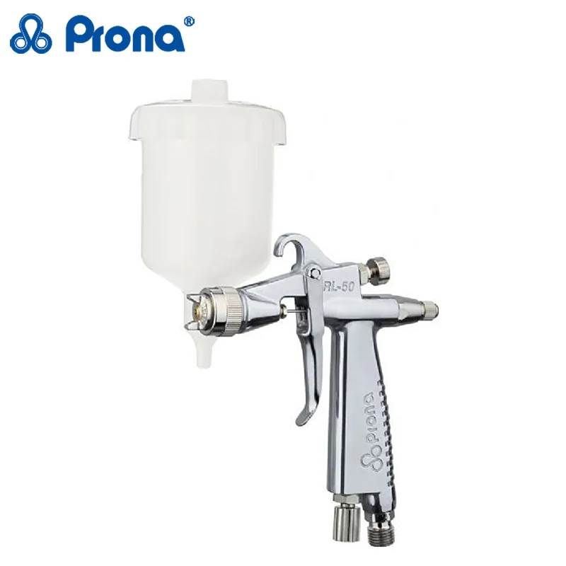 

Prona RL-50 small area repair spray gun,RL50 low pressure painting gun,0.4 0.6 1.0mm nozzle airbrush sparying for auto furniture