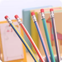 2000 шт Красочный волшебный гибкий мягкий карандаш с ластиком для детей, подарок для письма, студент, школа, офис, lapis de cor