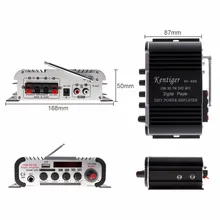 HY-600 DC12V 5A2CH Hi-Fi автомобильный аудио усилитель мощности fm-радио USD MP3 стерео цифровой плеер Поддержка U диск SD/MMC карты