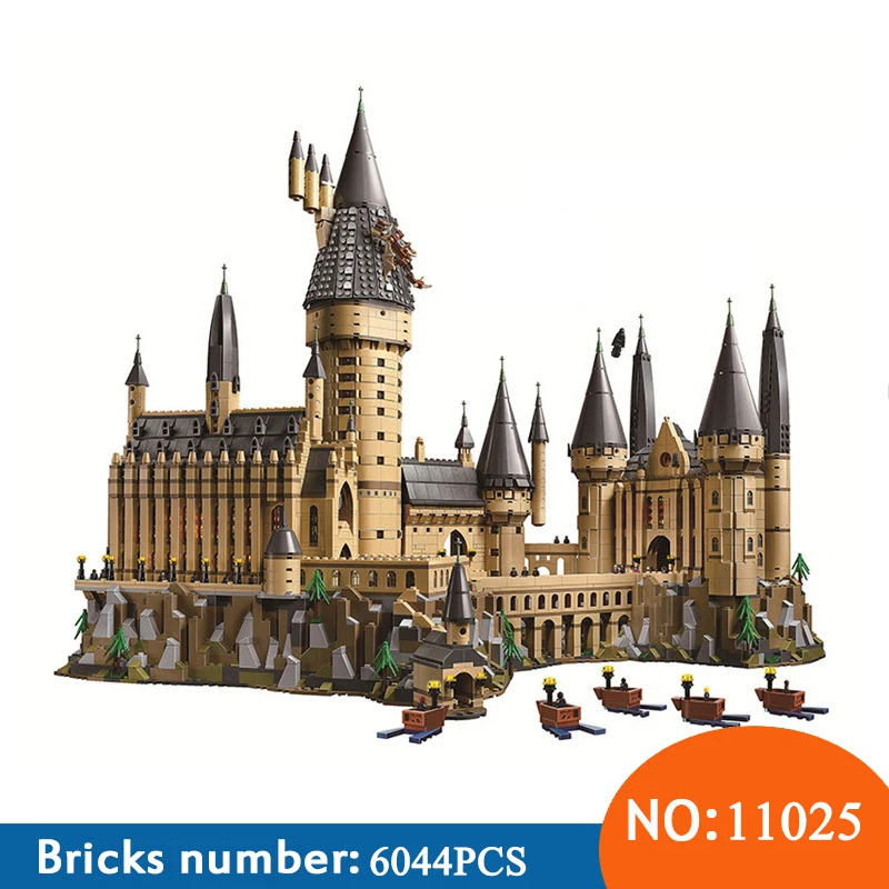 

BELA NEW 11025 Harry Magic Potter Hogwarts Castle Compatible 71043 Building Blocks Bricks Kids Educational Toys For Children