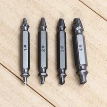 4pcs Steel Broken Speed Out Damaged Screw Extractor Drill Bit Guide Set Broken Bolt Remover Easy Out Set 4pcs Steel Broken Speed Out Damaged Screw Extractor Drill Bit Guide Set Broken Bolt Remover Easy Out Set