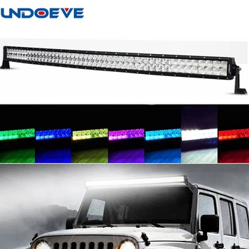 

Undoeve 5D 300W 52 Inch RGB Led Work Light APP Bluetooth Control Strobe Multicolor Spot Flood Combo Beam