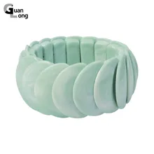 Винтажные очаровательные манжеты из акриловой смолы, широкие регулируемые кольцеобразные браслеты для женщин, модные ювелирные изделия, растягивающиеся браслеты на удачу для девушек