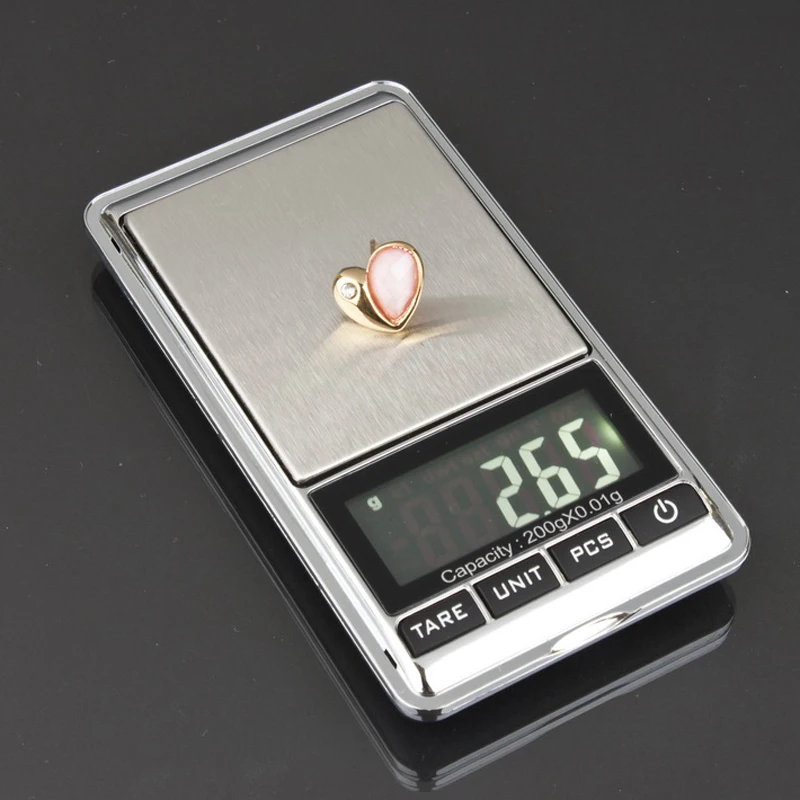 200g/0.01g Mini Digital Jewelry Scale Weight Portable Electronic Pocket