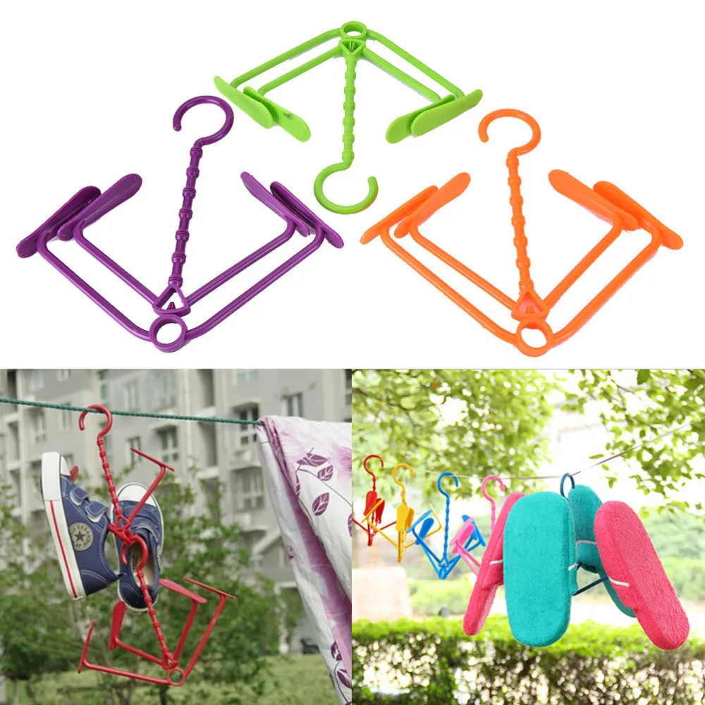 plastic household items hanger robe hooks huggable shoe Simple rack drying hook dormitories Travel Essentials foldable | Обустройство