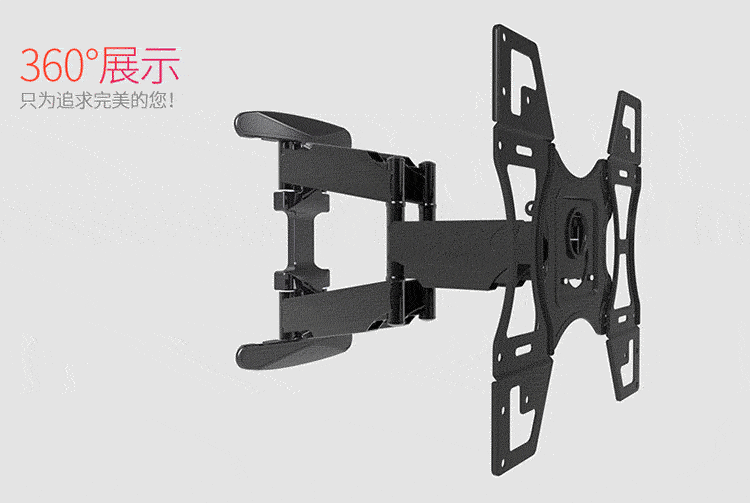 NB L400 strong 6 arm 32-7" VESA ЖК-телевизор кронштейн в стену с пластиковой крышкой 100 фунтов поворотные ручки фиксируемые артикуляционные