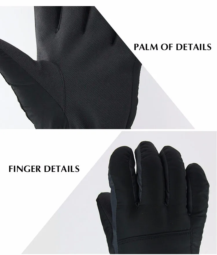 OZERO зимние теплые лыжные перчатки-30 градусов ветрозащитные водонепроницаемые унисекс рабочие защитные рабочие зимние перчатки 9011