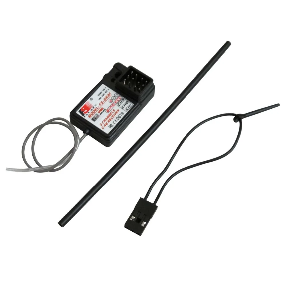 

Flysky 2.4GHz 3CH FS-GR3F Receiver for FS-GT2 FS-GT3B FS-GT3C Transmitter