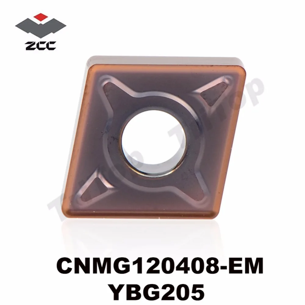 

CNMG120408-EM YBG205 CNC turning inserts CNMG 120408 for MCLNR/MCRNR/MCKNR turning external lathe tool CNMG432 for stainless