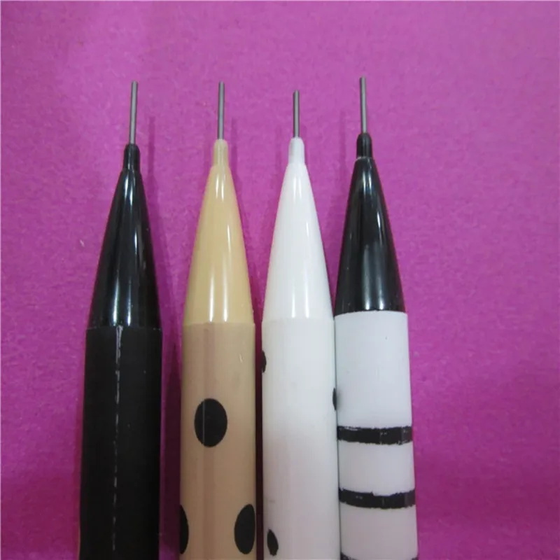 1 шт 0,5 мм Kawaii пластиковый механический карандаш милые в горошек башня авторучка для малыша школьные принадлежности подарок для девочек и