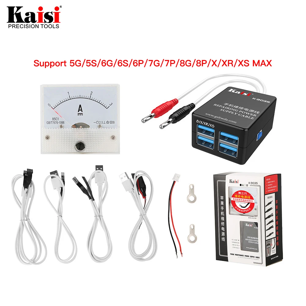 Новый DC силовой мобильный телефон ремонтный Тестовый Кабель для iPhone XS Max XR 8P 8 7P 6s 6G