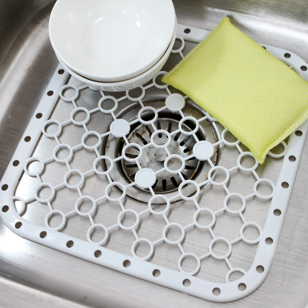 Durable Kitchen Sink Mat Table Placemats Kitchen Sink Drying Rack Draining Mat Insulation Pad for Drying Dishes