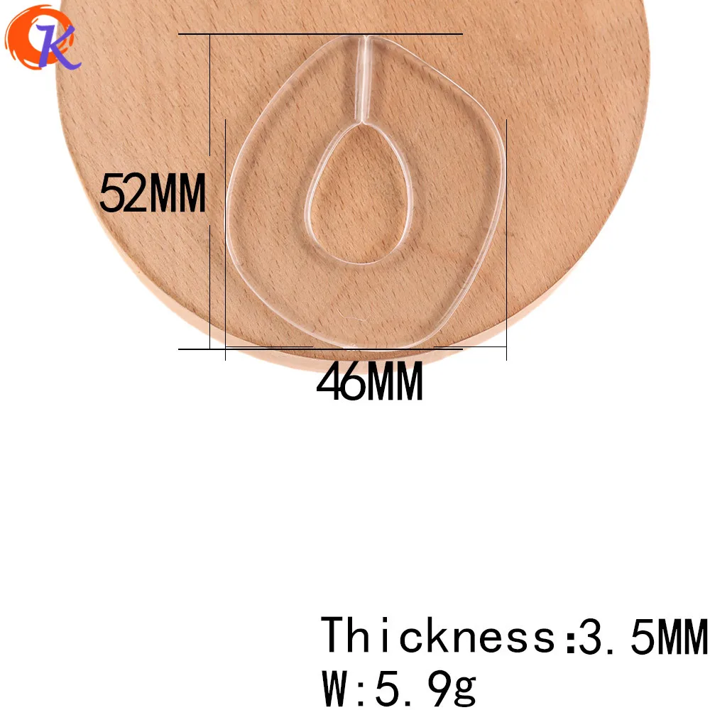 Дизайн с сердечками 46*52 мм 78 шт. DIY Изготовление ювелирных изделий/акриловые