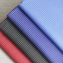 Поставка новых из красной клетчатой ткани 60S окрашенная ткань рубашка ткань пятно