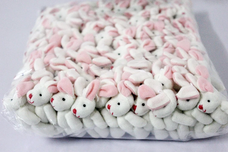 

7.5cm mini rabbit bunny plush toy dolls stuffed wedding decor present gift