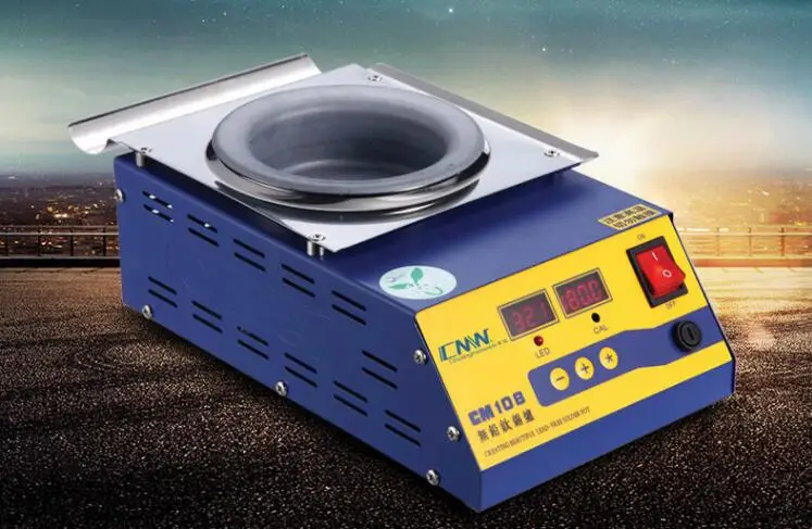CM-108 Lead-free solder pot Digital display 500w melt tin 2KG temperature adjust