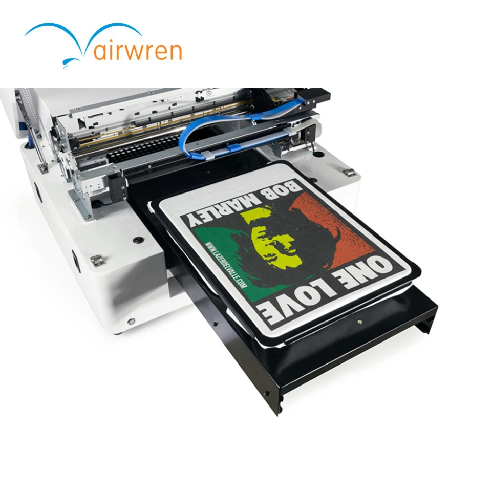 

High Quality T shirt Printing Machine with A3 Size DTG Direct to Garment Flatbed Printer for Dark and Light Color Clothes Printe