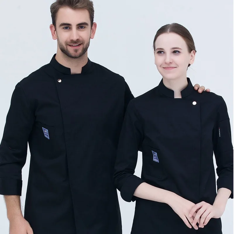 10pcs Hotel Restaurant Chef wear long sleeved chief uniform cake pastry