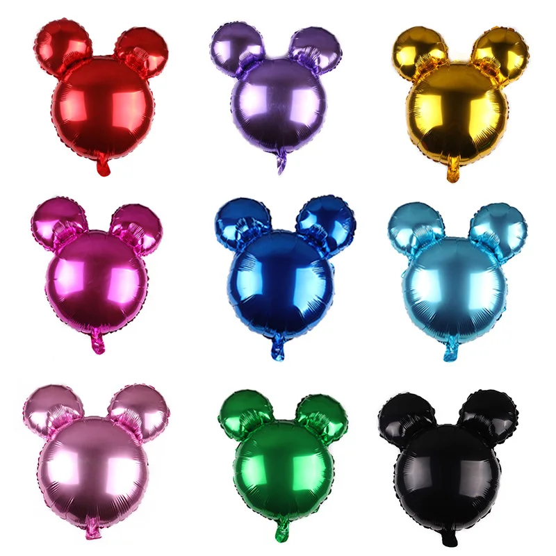

Mickey Head Aluminum balloons birthday party decorations kids birthday Festival Party Decorative Toy Balloon