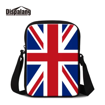 

Vintage Famous Brand Classic Mini Shoulder Bag for Unisex Design Your Country National Flag Image on Messenger Bags Polyester