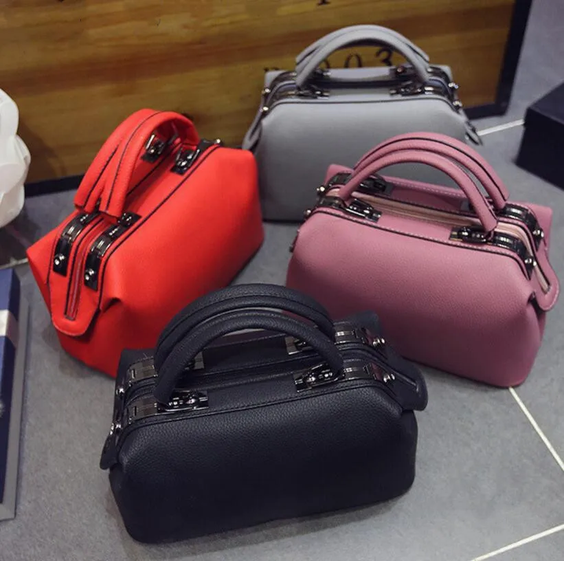 

2019 Women Fashion casual Boston handbags women evening clutch messenger bag ladies party famous brand shoulder crossbody bags