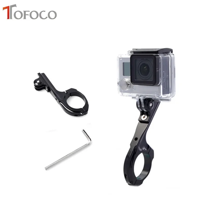TOFOCO экшн-камеры Go Pro Аксессуары для горного велосипеда Алюминий руль для спортивной экшн-камеры Xiaomi Yi 2 4 K GoPro Hero 4/3+/3 SJ4000 SJCAM аксессуары