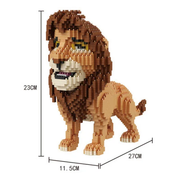 

Balody Small Blocks Cartoon Model Simba Auction Figures Bricks Lion King Brinquedos for Children Christmas Gifts Boy Present