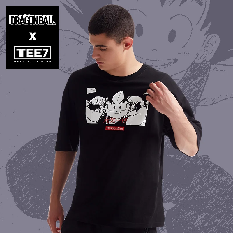 TEE7 Dragon Ball супер 100% хлопковая футболка Q Son Goku детские модные футболки с коротким