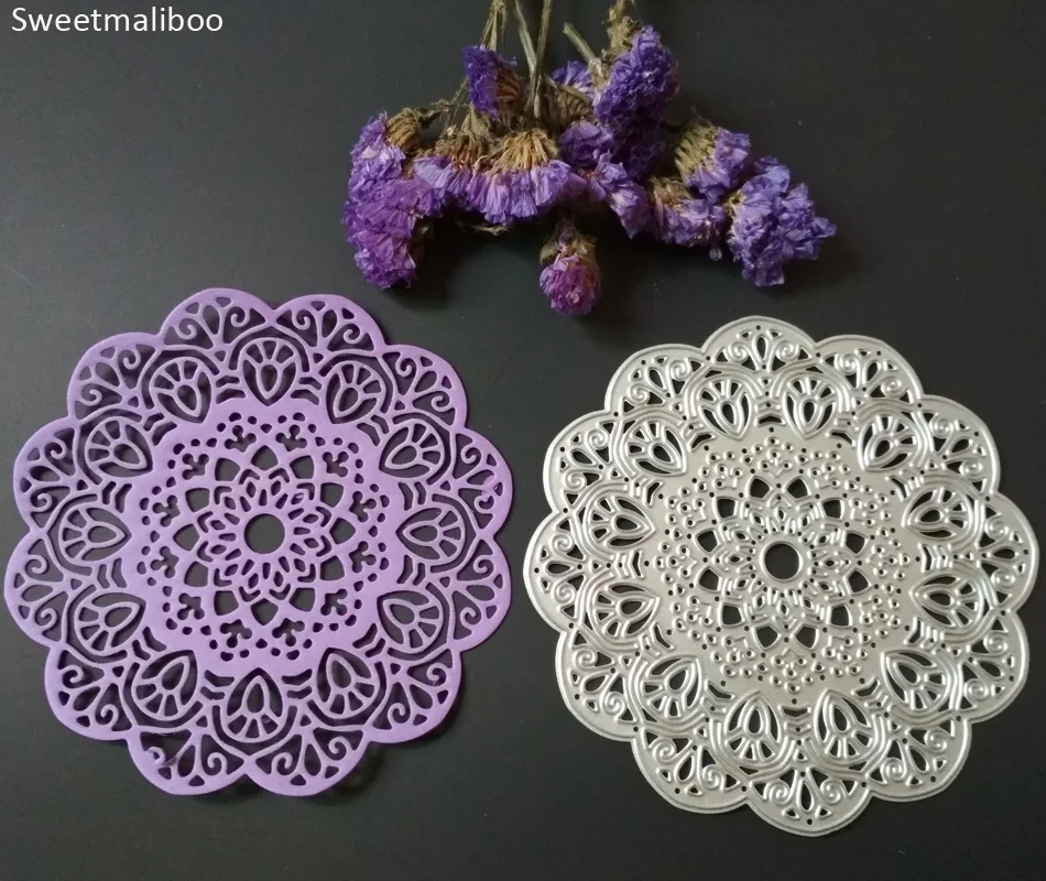 Flower Lace dies scrapbooking