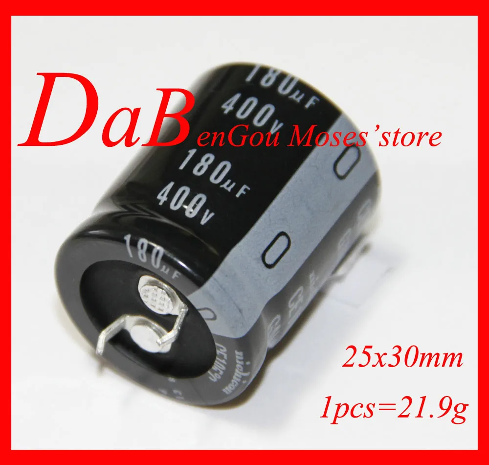

400v 180uf 100% Original New nichi-con Electrolytic Capacitor capacitance Radial 25x30mm (10pcs)