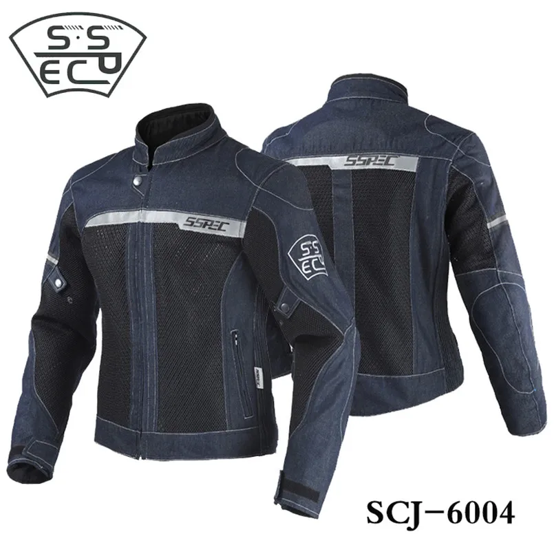 Free Shipping Men Motorcycle Jacket Summer Motorbike Riding Biker Jeans Cloth Breathable Protective Armor Moto Clothing | Автомобили и