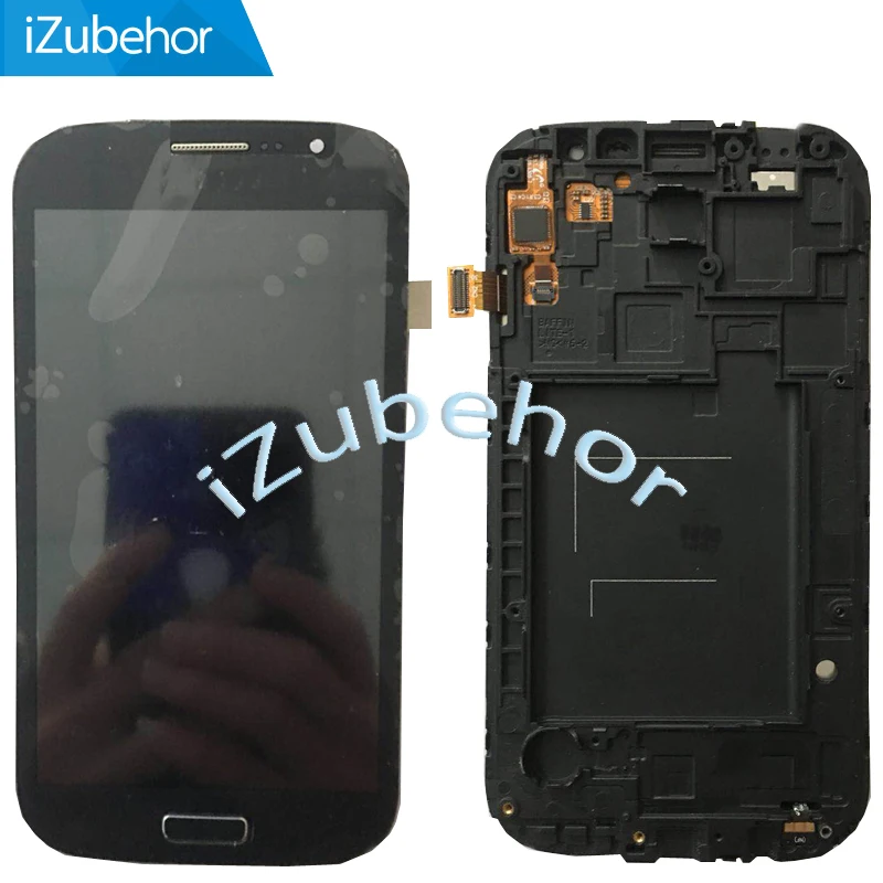100% Warranty LCD display with Touch Screen Digitizer +Frame Assembly For Samsung Galaxy Grand DUOS i9082 free shipping | Мобильные