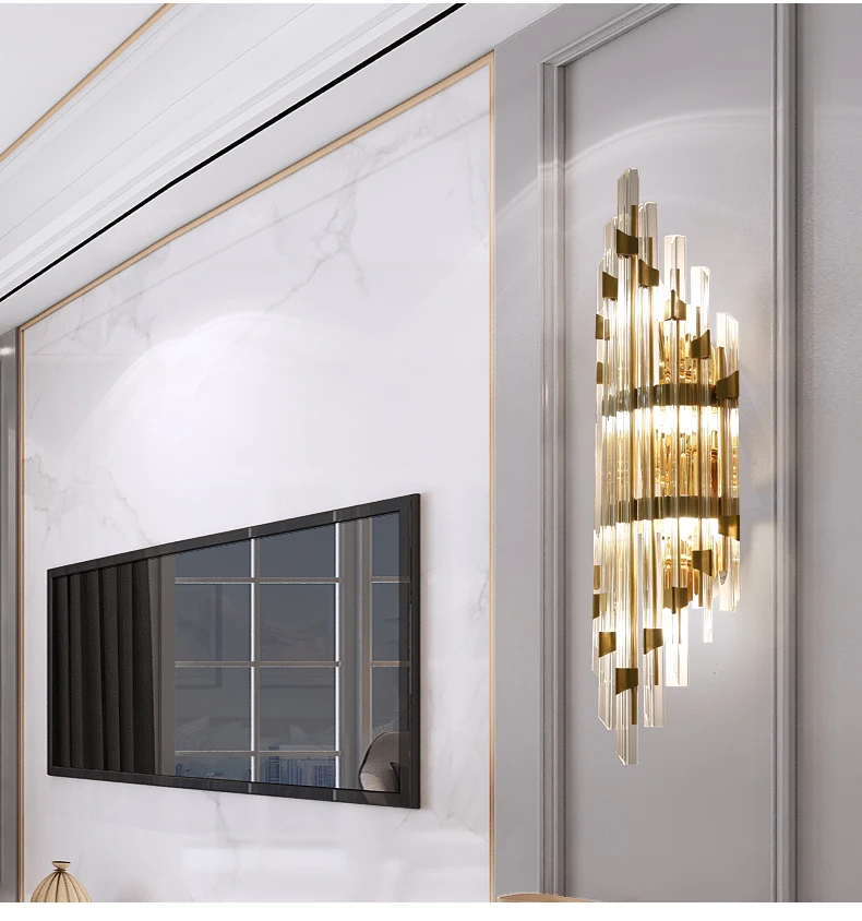 Nordic Wall sconce Lamp Led crystal wall lights14