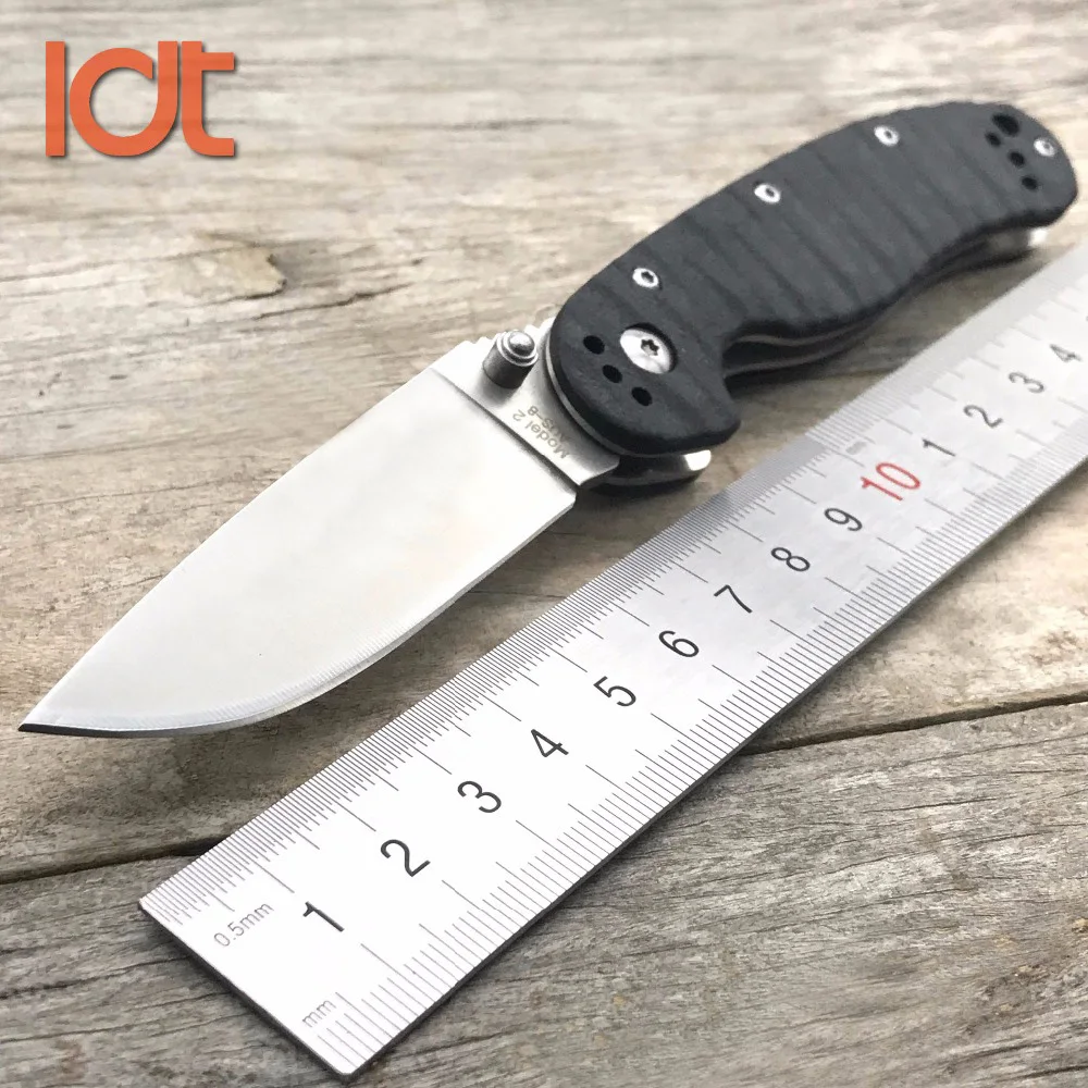 

LDT RAT Model 2 Folding Blade Knife AUS-8 Blade G10 Handle Pocket Outdoor Tcatical Knives Hunting Survival Rescue Knife EDC Tool