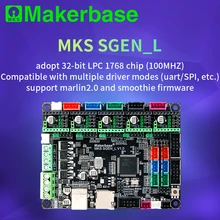 3D плата принтера МКС SGen_L 32-битный контроллер совместим с Marlin2.0 и смузи прошивки. Поддержка несколько типов дисков