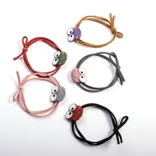 1 шт. веревка для волос для девочек простая мультяшная Резина лента милая мягкая милая девочка лягушка волосы на кольцевом креплении веревка G0409