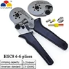 Couleurs HSC8 6-6 pince à sertir 0.25-6mm2 23-10AWG pour tube terminal hexagone pression mini type nez rond marque européenne outils ► Photo 3/6