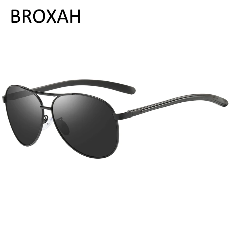 Vintage Pilot Sunglasses Men 2019 Metal Polarized Sunglasses Mens Driving Glasses Classic Shades UV400 Lunette De Soleil Homme