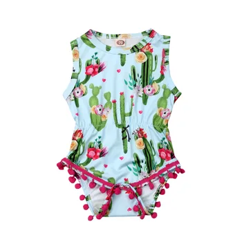 

Pudcoco 2019 Summer Newborn Kid Baby Girls Floral Sleeveless Castus Bodysuit Jumpsuit Outfit Sunsuit Casual Clothes