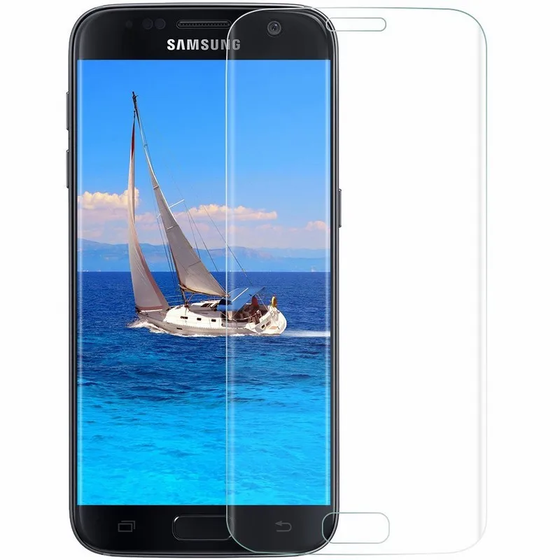 NYFundas For Galaxy S7 Screen Protector Full Coverage 2.5D Tempered Glass ScreenProtector For Samsung S7 3D Curved Protection (6)