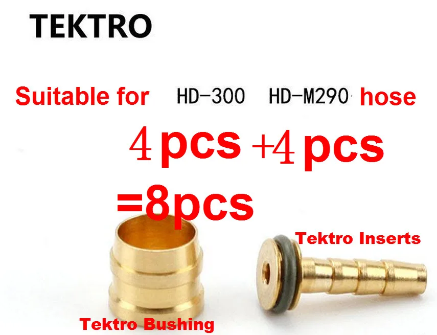 8 шт./лот, Велосипедный тормозной цикл, гидравлический дисковый тормоз, оливковый соединитель, комплект для набора, набор для велосипеда Tektro, гидравлический дисковый тормозной шланг - Цвет: Z10000613PY8