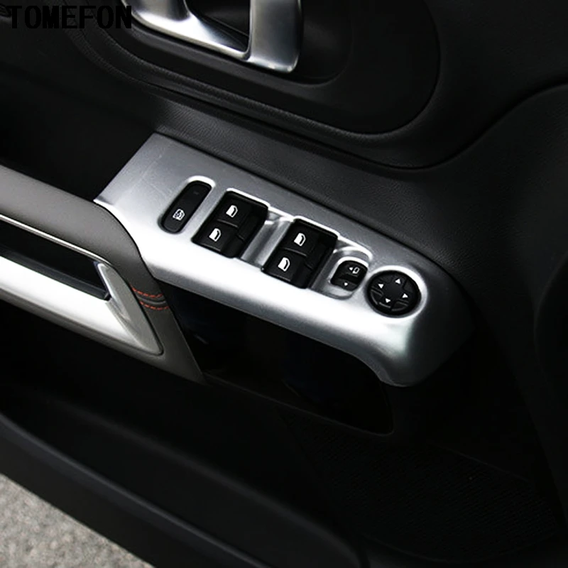 TOMEFON для Citroen Aircross C5 SUV хэтчбек ABS хромированные кнопки внутренней двери