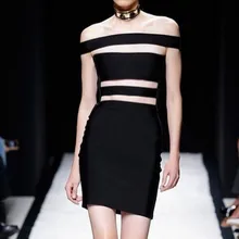 Наивысшего качества женские черный, красный бежевый, оливковый с открытыми плечами Бандажное платье с вырезом торговля платьями прямые поставки платье+ костюм