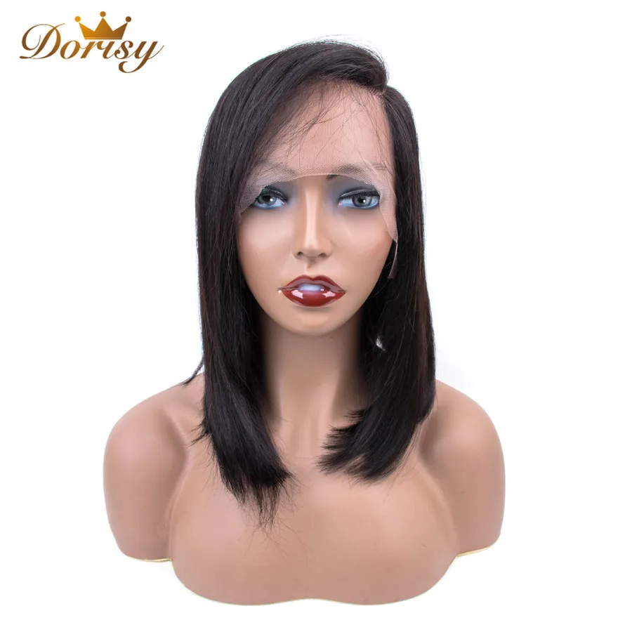 

Short Straight Human Hair Wigs Bob Human With Baby Hair Pre Plucked Bleached Knot For Black Women Brazilian Remy Hair U Part